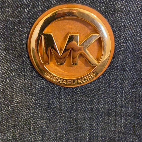 Michael Kors large didn’t tote bag blue andleather - Picture 3 of 7